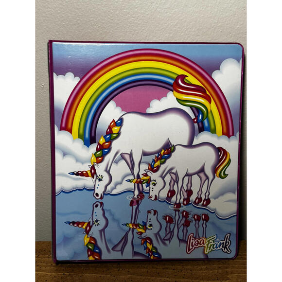 Lisa Frank Happy Birthday Markie & Celeste 9.75 x 11.5 Binder 2021 - Picture 1 of 6
